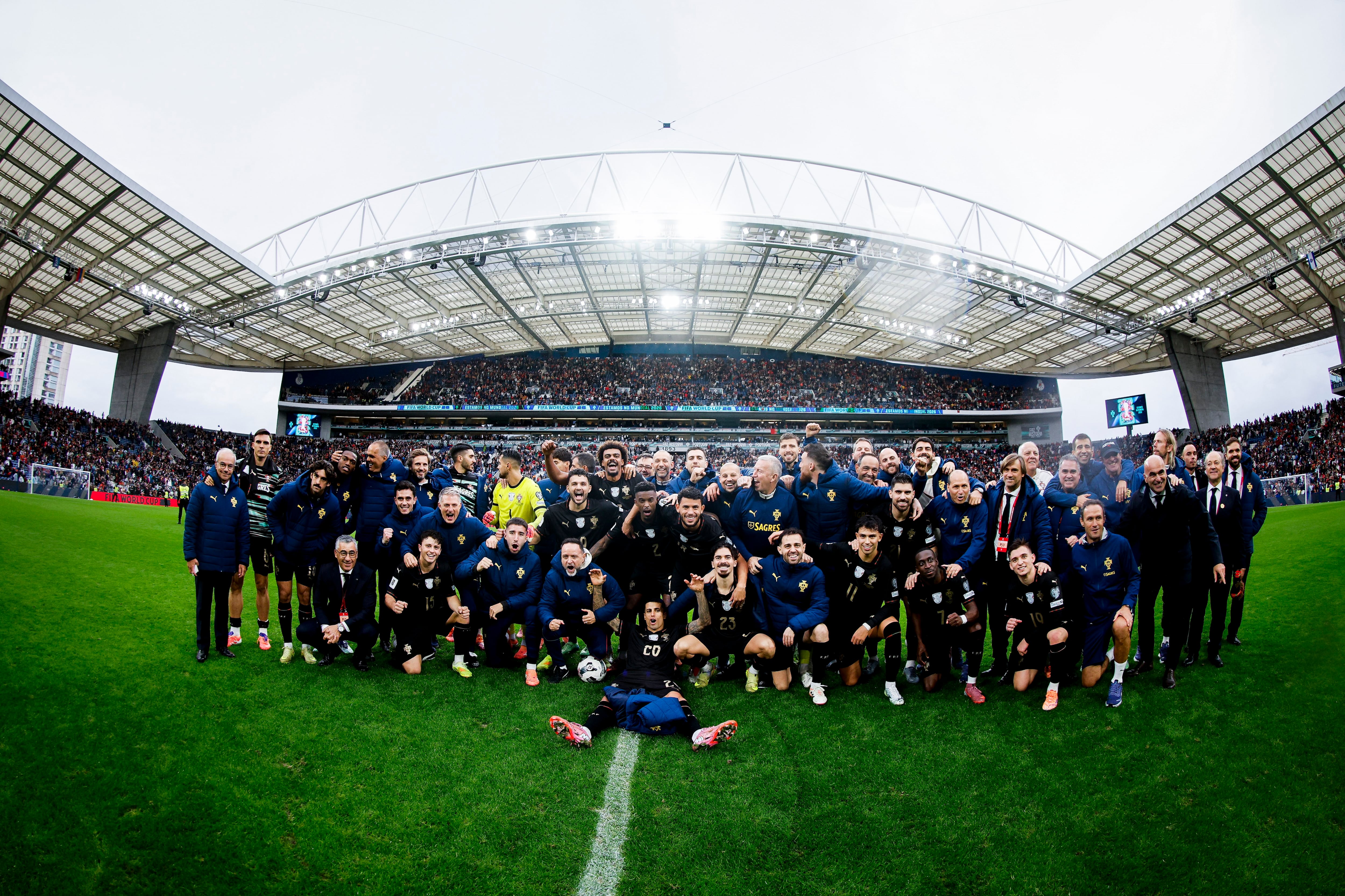 La ciudad de Leiria ha sufrido inundaciones por las inclemencias del climas - crédito Federación Portuguesa de Fútbol