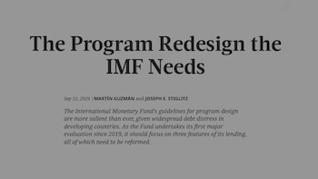 Guzmán Stiglitz FMI