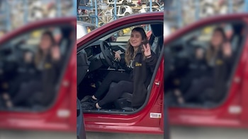 La trabajadora de Desguaces Logroño,