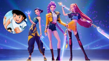 Así se verían Las Guerreras K-pop si fueran futbolistas de Súper Campeones, según la IA