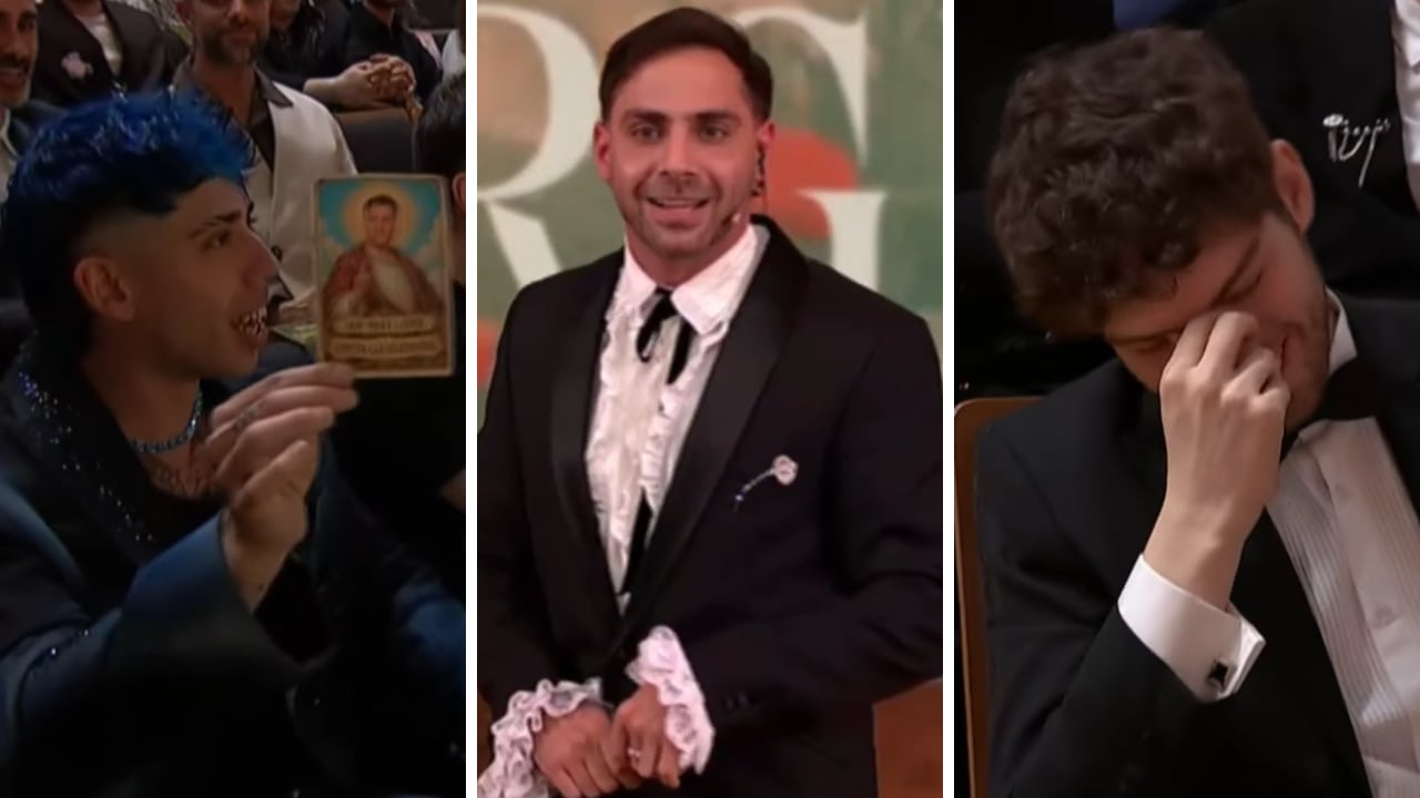 Las chicanas de Grego Rossello en los Premios Ídolo 2026: de Luck Ra y Davo Xeneize a Momi Giardina y los Mernosketti