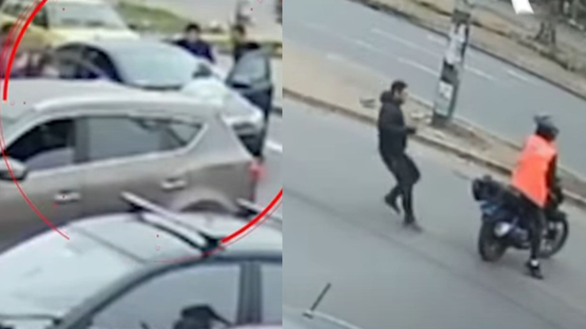 El atacante actuó de forma sigilosa, se acercó al vehículo donde se hallaba la víctima y disparó varias veces por la ventanilla del conductor antes de huir en una motocicleta conducida por su cómplice - Créditos: Panamericana TV,