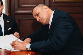 El presidente Abelardo De La Espriella solicitó la renuncia de Carlos René Montoya tras la presentación del funcionario ante el Congreso - crédito @Colpensiones/X