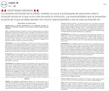 Las autoridades de la UNAG anunciaron una serie de medidas orientadas a fortalecer la seguridad y la convivencia dentro del sistema de internado universitario. (FOTO: UNAG)