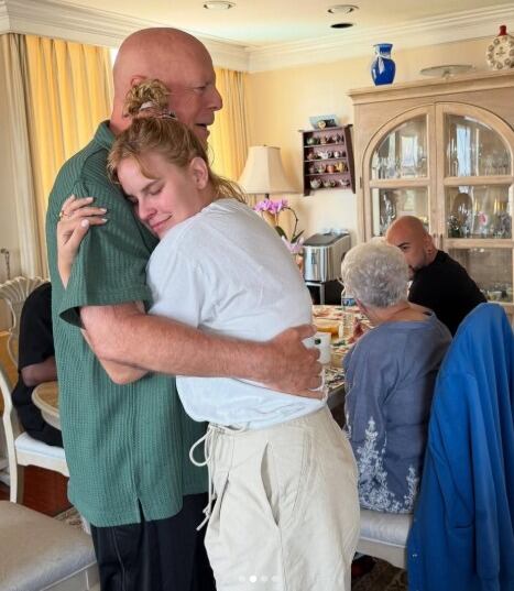 Tallulah Willis compartió cómo es pasar un domingo con su padre. (Instagram/Tallulah Willis)