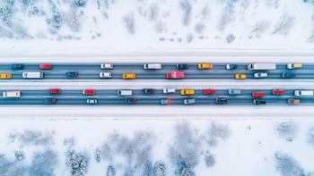 En espacios con mucho tráfico