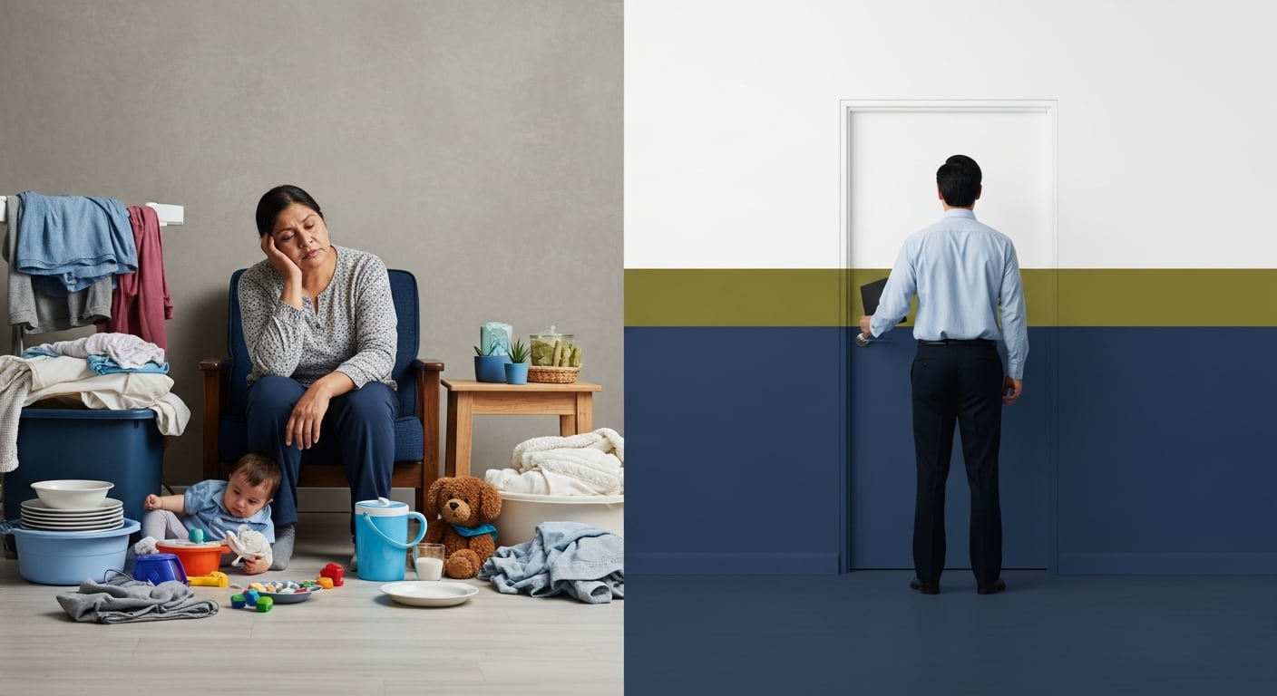 El trabajo doméstico y de cuidados realizado durante un matrimonio o concubinato puede generar el derecho a una compensación económica al momento de la separación o el divorcio, incluso cuando quien la solicita tuvo empleo remunerado (Imagen Ilustrativa Infobae)