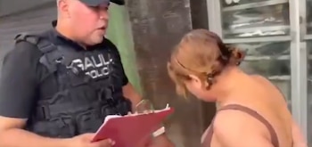 La mujer contaba con antecedentes