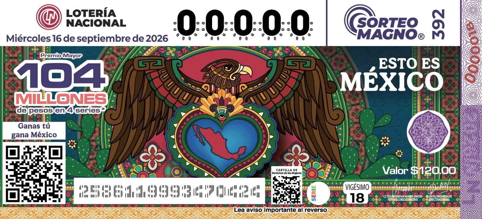 Créditos: Lotería Nacional