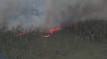 Un tramo de Krome Avenue permaneció cerrado en el oeste de Miami-Dade por dos incendios forestales y por la baja visibilidad causada por el humo