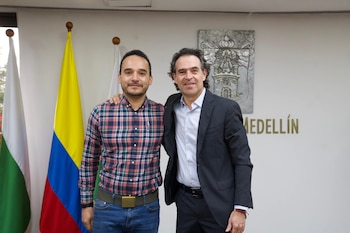 El alcalde Federico Gutiérrez le