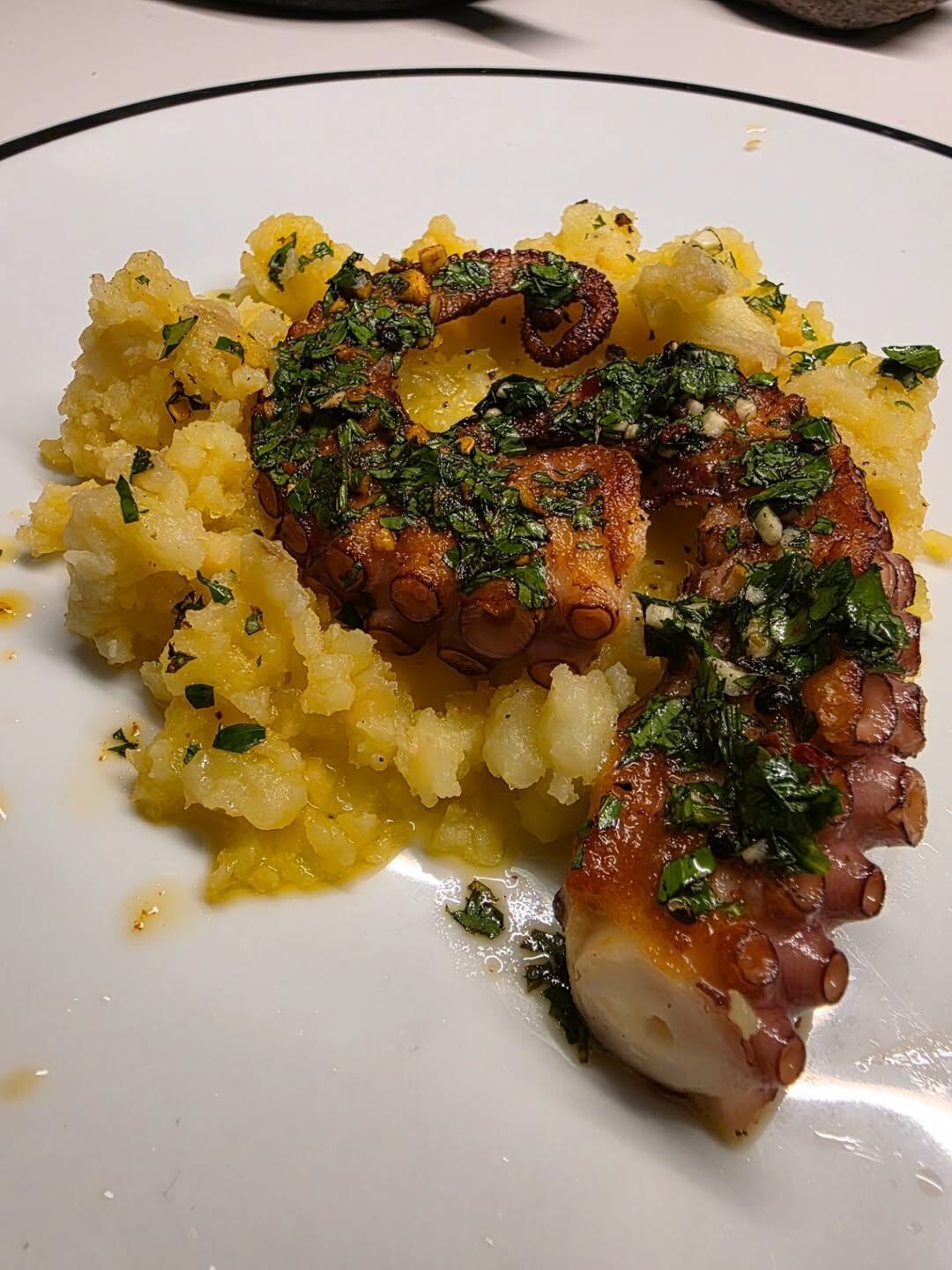 Uno de los primeros platos que mostró Emilia en sus redes (Foto: Instagram)
