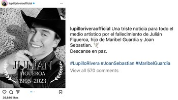 Lupillo Rivera utilizó Instagram para