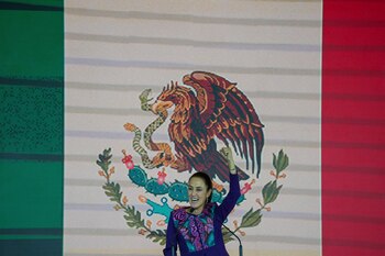 La candidata del partido oficialista