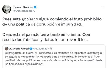 Denise Dresser señaló que el