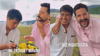 Camilo tuvo encuentro con Waldir