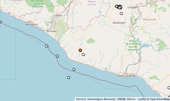 Temblor reportado en Michoacán.
(SSN)