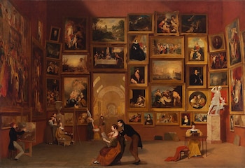Galería del Louvre de Samuel Morse