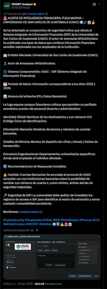 Dos universidades atacadas en pocos meses ponen en evidencia fallas de protección. El cruce de fotografías con información sensible eleva el nivel de riesgo. La comunidad académica se enfrenta a desafíos sin respuesta inmediata.