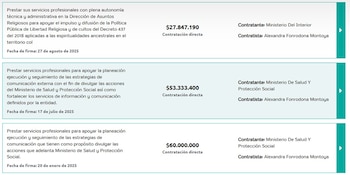 Estos son algunos de los