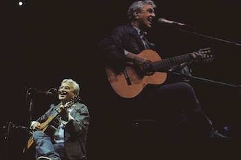 El cantautor brasileño Caetano Veloso