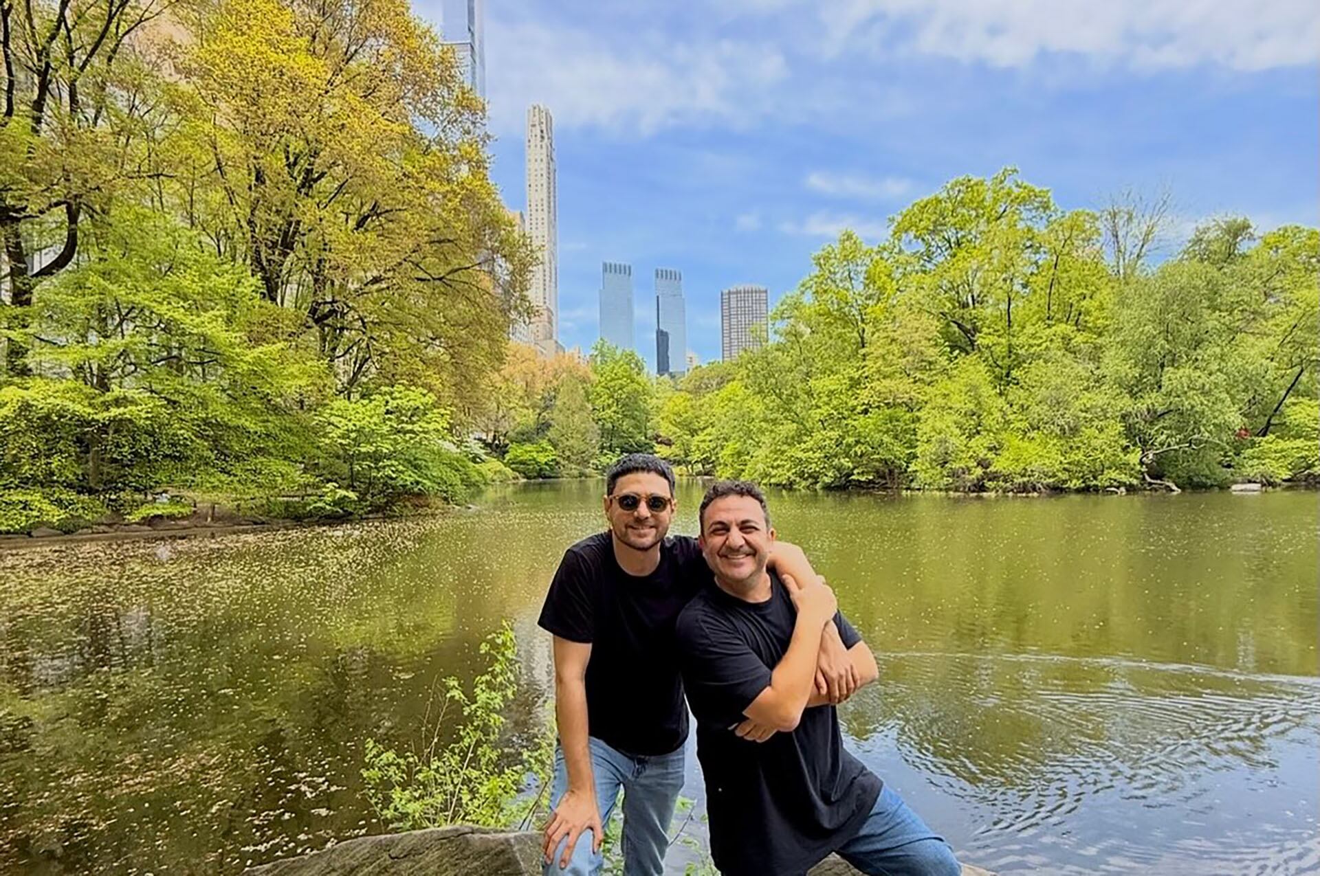 Topa y Hugo disfrutando de sus días en Nueva York
