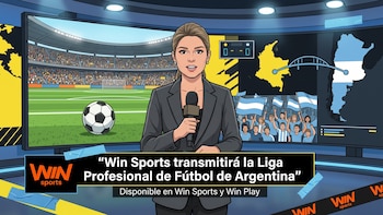 Win Sports anunció que transmitirá partidos de la Liga Profesional de Fútbol de Argentina: estos son los detalles
