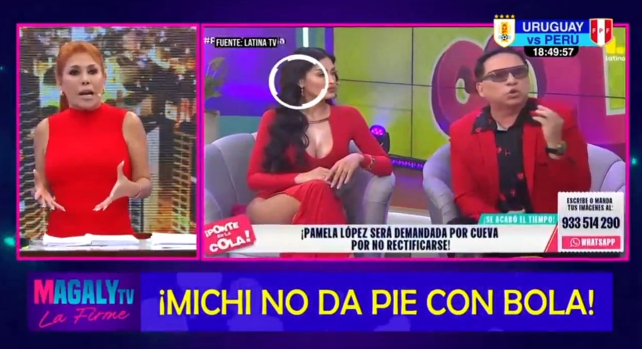 Magaly Medina fulmina a Michelle Soifer: “Es la niña boba de la televisión”. Infobae Perú / Captura TV - Magaly TV La Firme