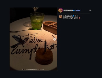 Rocío Robles celebró su cumpleaños