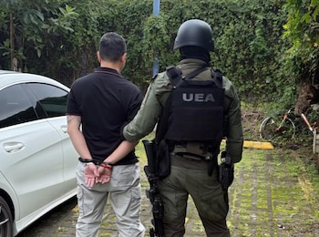 Zhang Guobin, ciudadano de origen chino naturalizado costarricense, fue detenido este 2 de octubre en San José a solicitud de las autoridades de Estados Unidos. Crédito: Ministerio Público