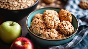 Las galletas de avena y