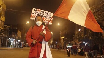 Perú vs. Uruguay: hincha israelita
