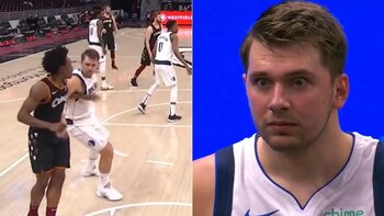 El golpe descalificador en la zona genital que le costó la expulsión a Luka Doncic en la NBA: “No fue a propósito”