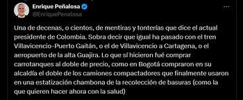 El exalcalde aseguró que Gustavo