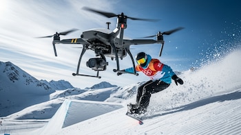 Así es como los drones