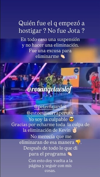 Rosángela Espinoza y su polémico