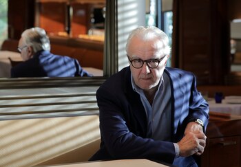 French Chef Alain Ducasse poses