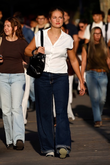 La Princesa Leonor inicia sus estudios en la Universidad Carlos III de Madrid, a 07 de septiembre de 2026, en Getafe (Madrid, España). (José Ruiz / Europa Press).