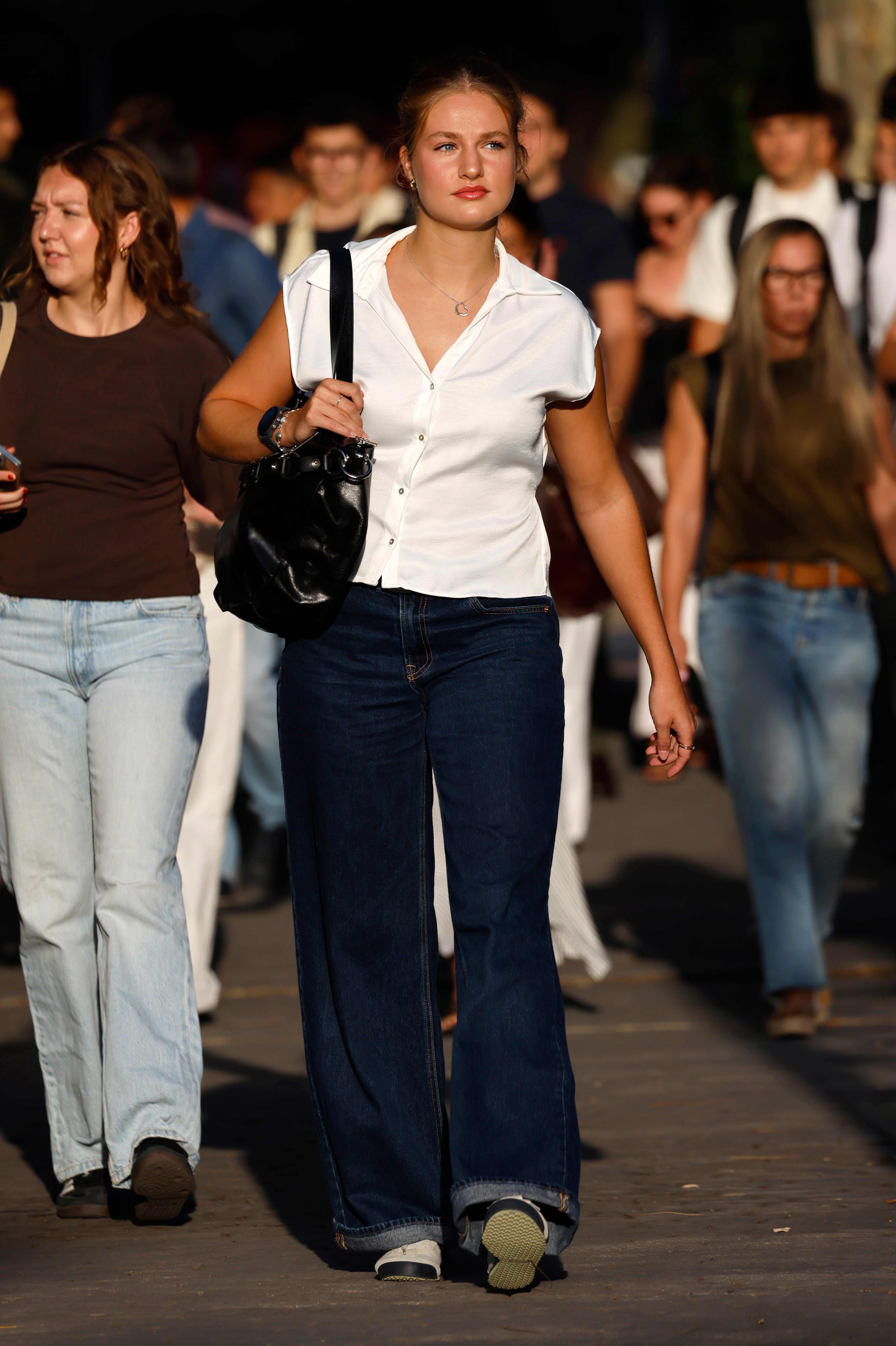 La Princesa Leonor inicia sus estudios en la Universidad Carlos III de Madrid, a 07 de septiembre de 2026, en Getafe (Madrid, España). (José Ruiz / Europa Press).