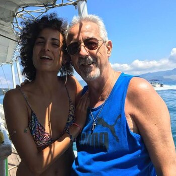 Sheila Spagnolo junto a su padre Ernesto (Facebook: Ernesto Spagnolo)