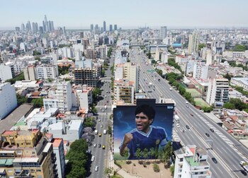 Diego Maradona según Martín Ron. (REUTERS/Agustin Marcarian)