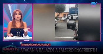 Magaly Medina descubre vínculo entre amenaza que recibió y mensaje enviado a Engerberth Tapia: “El lenguaje es muy parecido”. Captura: Magaly TV La Firme.