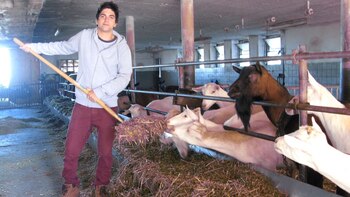 Rodrigo Fernández Rumi trabajando en