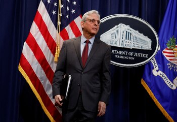 El fiscal general de Estados Unidos, Merrick Garland. (REUTERS/Evelyn Hockstein)