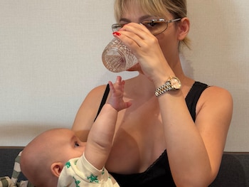 La actriz compartió una serie de postales que resumieron su primera etapa como mamá de Dante, su hijo con el Chino Darín (Instagram)