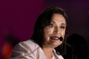 La presidenciable fue víctima de