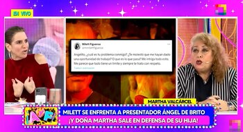 Gigi Mitre enfrentó a Martha