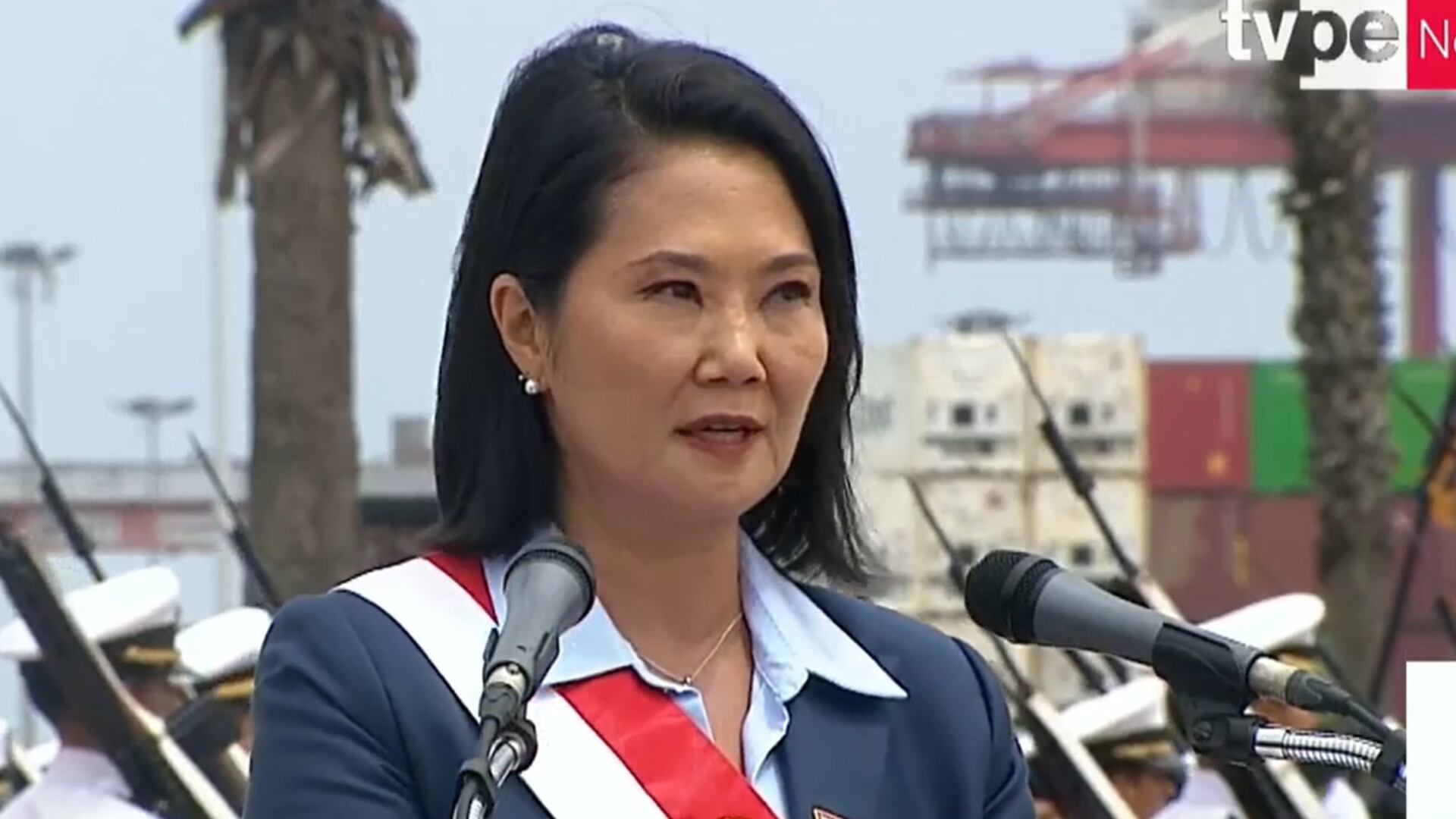 Keiko Fujimori increpa al Congreso por facultades: “¿Seremos capaces de bajar nuestras banderas partidarias?”