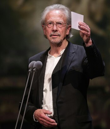 Handke, en una imagen tomada en 2018 en Viena. (Georg HOCHMUTH / APA / AFP) / Austria OUT)