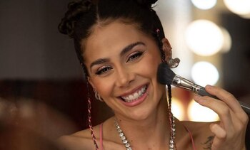 Greeicy hizo el oso en